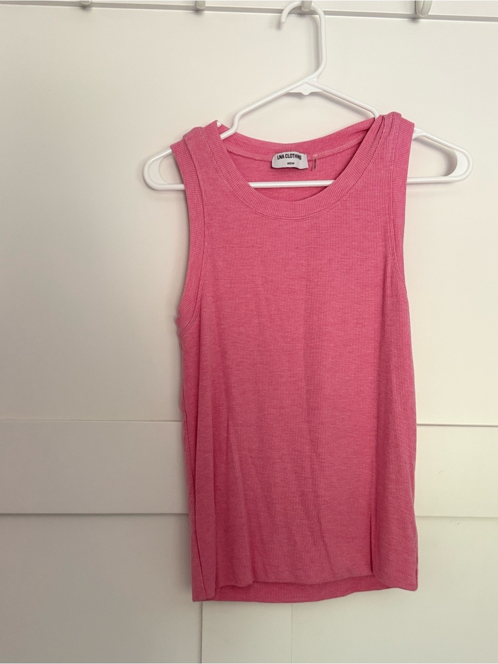 LNA Clothing Pink Tank